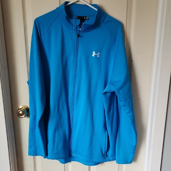 Under Armour Jackets & Blazers - Under Armour Vibrant Blue Zip-Up Jacket